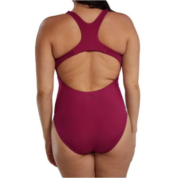 TYR Women's One Piece Swimsuit, Red, XXL - Picture 3 of 3